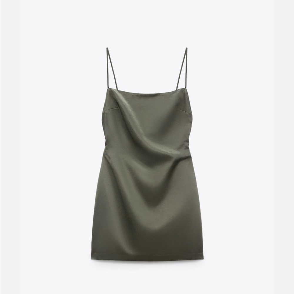 Open back mini dress